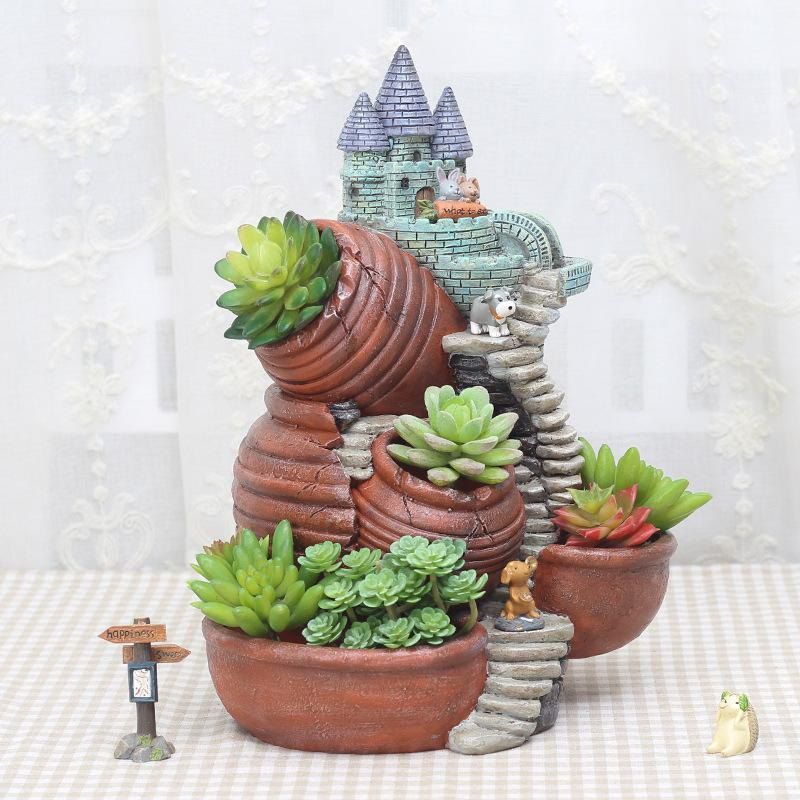 Air Garden Potted Plants Landscapes Creative Resin Large Fleshy Flower Pot, Multi-a
Air Garden Potted Plants Landscapes Creative Resin Large Fleshy Flower Pot, Multi-a