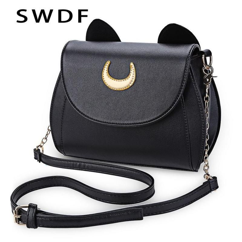 Trendy Sailor Moon Handbag, Black