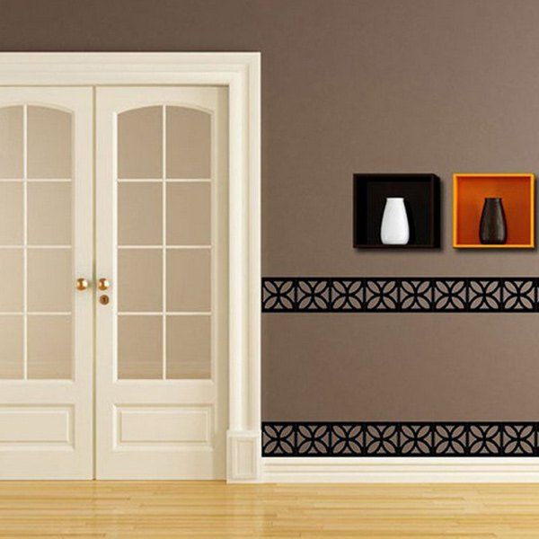 Chic Hollow Out Floral Shape Waist Line Mirror Wall Stickers For Livingroom Bedroom Decoration, Black
Chic Hollow Out Floral Shape Waist Line Mirror Wall Stickers For Livingroom Bedroom Decoration, Black