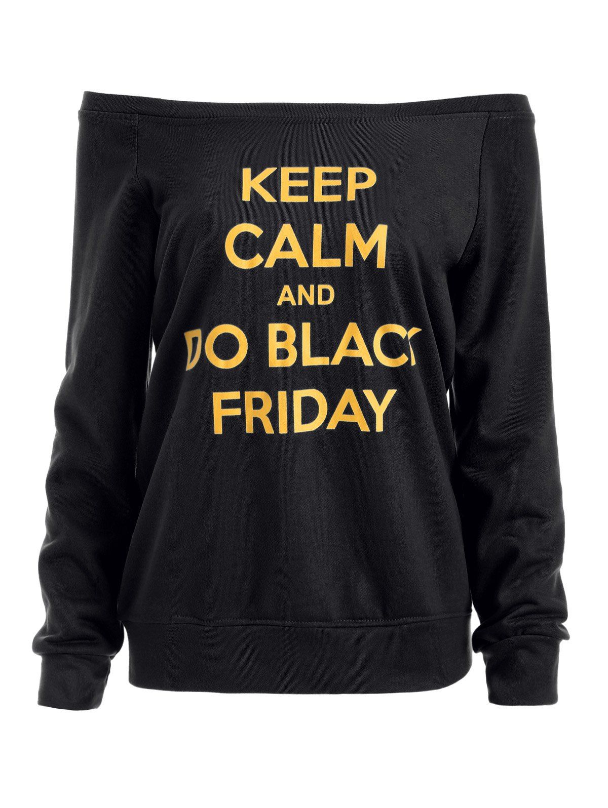Black Friday Graphic Jumper Sweatshirt