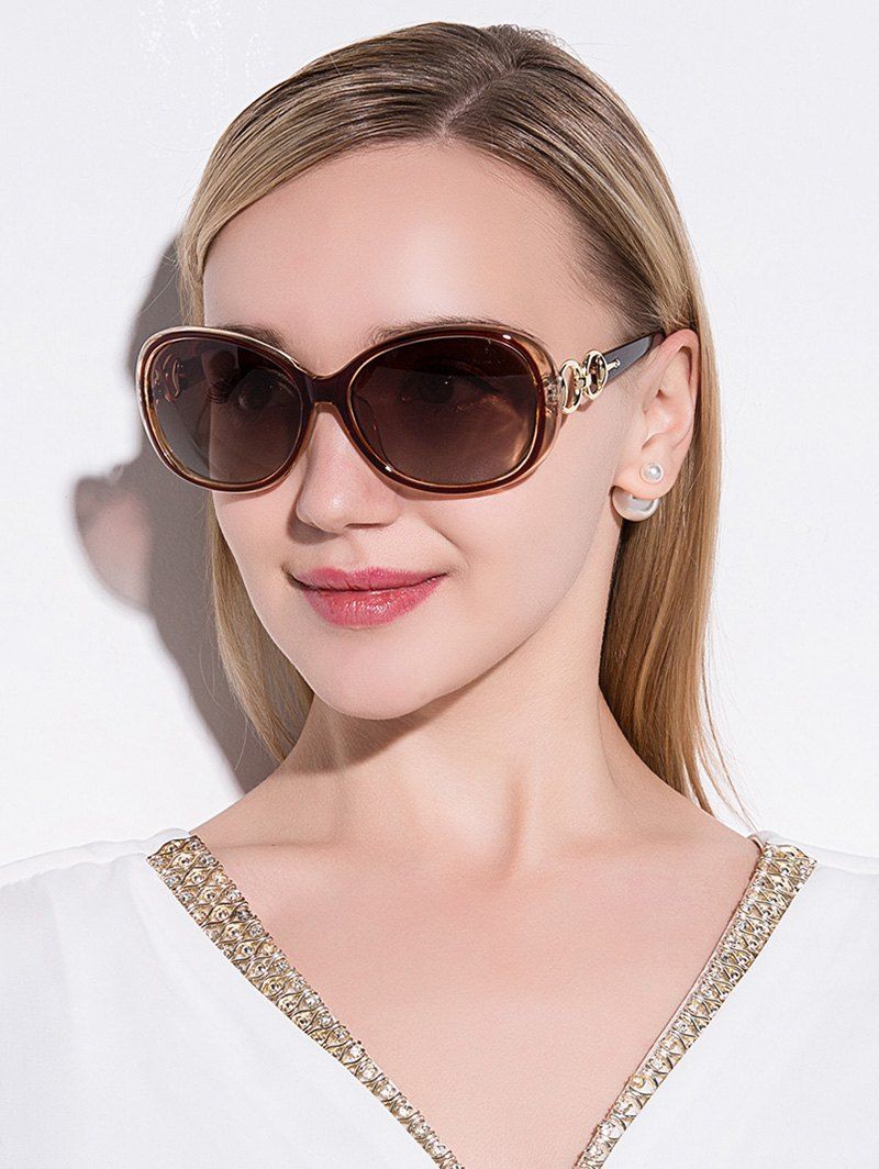 

Polarized UV Protection Sunglasses, Tea-colored