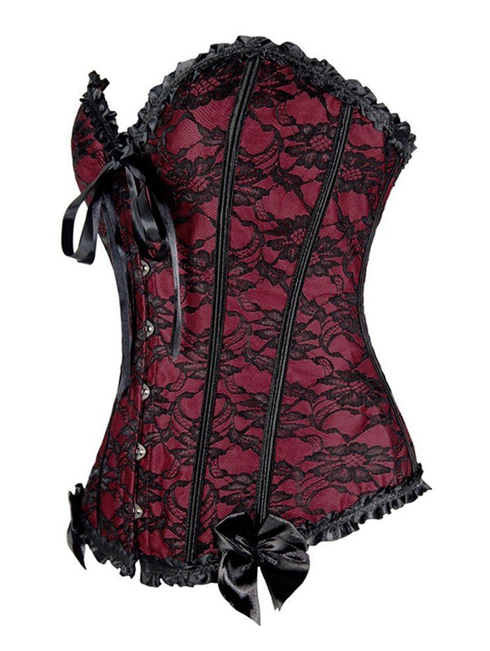 Off Corset Lingerie Grande Taille Avec N Ud Papillon