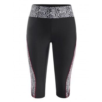 Knee Length Leopard Spots Panel Swim Shorts, Black
Knee Length Leopard Spots Panel Swim Shorts, Black