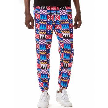 African Pattern Bohemian Pants Allover Print Drawstring Ethnic Style Pants, Purple
African Pattern Bohemian Pants Allover Print Drawstring Ethnic Style Pants, Purple