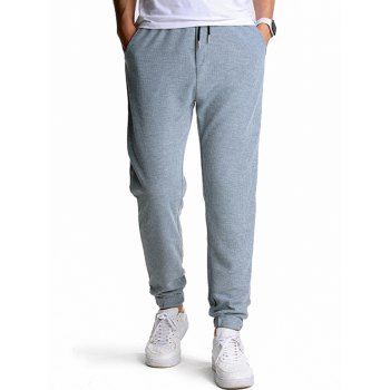 Textured Plain Sweatpants Drawstring Elastic Waist Pockets Sport Jogger Pants, Light gray
Textured Plain Sweatpants Drawstring Elastic Waist Pockets Sport Jogger Pants, Light gray