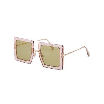 Travel Sunproof Sun Glasses Metal Frame Outdoor Streetwear Square Sunglasses, Light yellow
Travel Sunproof Sun Glasses Metal Frame Outdoor Streetwear Square Sunglasses, Light yellow