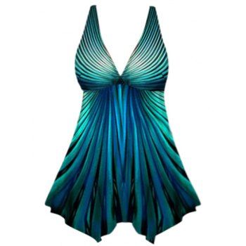 Modest Swimsuit Tummy Control Dazzling Print Tankini Swimwear Pure Color Swim Boyshort Two Piece Bathing Suit, Green
Modest Swimsuit Tummy Control Dazzling Print Tankini Swimwear Pure Color Swim Boyshort Two Piece Bathing Suit, Green