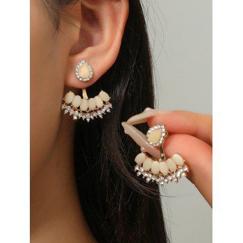 Bohemian Drop Earrings Rhinestone Droplet-shaped Hollow Out Trendy Earrings, White
Bohemian Drop Earrings Rhinestone Droplet-shaped Hollow Out Trendy Earrings, White