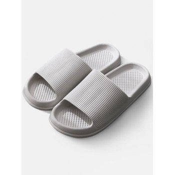 Solid Color Slippers Indoor Slippers Slip On Non-slip Simple Slippers, Light gray
Solid Color Slippers Indoor Slippers Slip On Non-slip Simple Slippers, Light gray