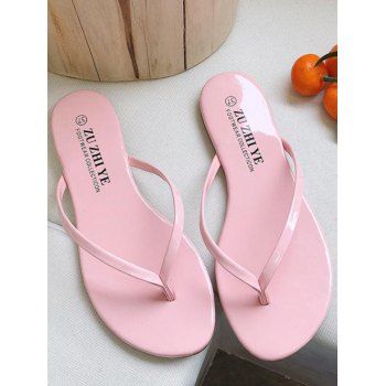 Letter Print Minimalist Pure Color Flip-flops Clip Toe Anti-slip Beach Slippers, Light pink
Letter Print Minimalist Pure Color Flip-flops Clip Toe Anti-slip Beach Slippers, Light pink