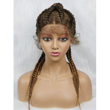 Curly Braids Long Middle Part Lace Front Heat Resistance Synthetic Wig, Multicolor a
Curly Braids Long Middle Part Lace Front Heat Resistance Synthetic Wig, Multicolor a