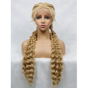 Lace Front Braids Curly 28 Inch Long Heat Resistance Synthetic Wig, Multicolor a
Lace Front Braids Curly 28 Inch Long Heat Resistance Synthetic Wig, Multicolor a