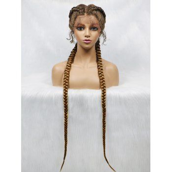 Lace Front Braids 28 Inch Long Heat Resistance Synthetic Wig, Multicolor a
Lace Front Braids 28 Inch Long Heat Resistance Synthetic Wig, Multicolor a