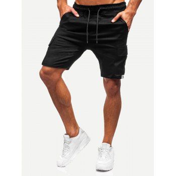 Colorblock Cargo Shorts Multi Pockets Drawstring Waist Casual Shorts, Black
Colorblock Cargo Shorts Multi Pockets Drawstring Waist Casual Shorts, Black