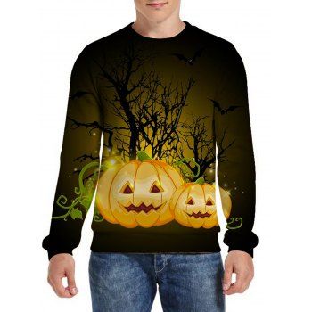 Funny Pumpkin Tree Branches Print Halloween Sweatshirt Crew Neck Long Sleeve Sweatshirt, Multicolor
Funny Pumpkin Tree Branches Print Halloween Sweatshirt Crew Neck Long Sleeve Sweatshirt, Multicolor
