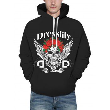 Graphic Hoodie Rose Skull Wing Pattern Pocket Drawstring Long Sleeve Sweatshirt With Hood, Multicolor
Graphic Hoodie Rose Skull Wing Pattern Pocket Drawstring Long Sleeve Sweatshirt With Hood, Multicolor