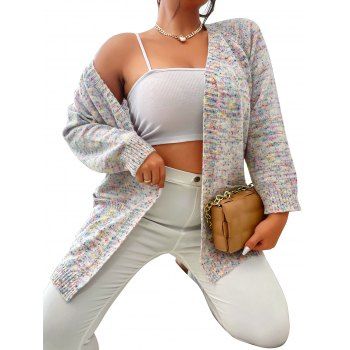 Plus Size & Curve Sweater Cardigan Colorful Raglan Sleeve Long Cardigan Open Front Pockets Cardigan, Multicolor a
Plus Size & Curve Sweater Cardigan Colorful Raglan Sleeve Long Cardigan Open Front Pockets Cardigan, Multicolor a