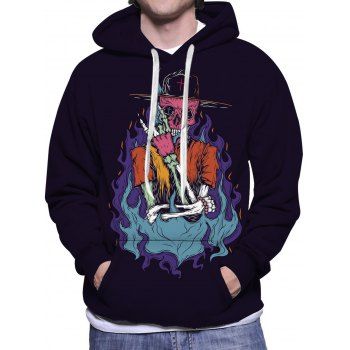 Skeleton Fire Flame Print Hoodie Drawstring Kangaroo Pocket Casual Hoodie, Multicolor
Skeleton Fire Flame Print Hoodie Drawstring Kangaroo Pocket Casual Hoodie, Multicolor