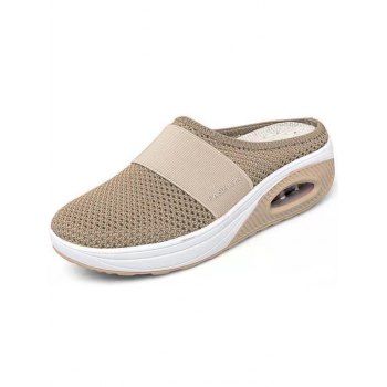 Lazy Slip On Mesh Breathable Thick Sole Slippers Wedge Heel Slippers, Multicolor a
Lazy Slip On Mesh Breathable Thick Sole Slippers Wedge Heel Slippers, Multicolor a