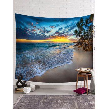 Sea Landscape Print Tapestry Hanging Wall Home Decor, Multicolor 
Sea Landscape Print Tapestry Hanging Wall Home Decor, Multicolor