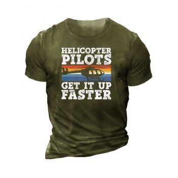 Contrast Letter Helicopter Print Graphic T-shirt Short Sleeve Round Neck Casual Tee, Deep green
Contrast Letter Helicopter Print Graphic T-shirt Short Sleeve Round Neck Casual Tee, Deep green