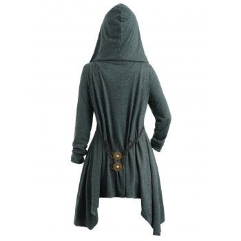 Open Front Heathered Long Knit Hooded Top And Mock Button Ruched Tank Top Set, Deep green
Open Front Heathered Long Knit Hooded Top And Mock Button Ruched Tank Top Set, Deep green