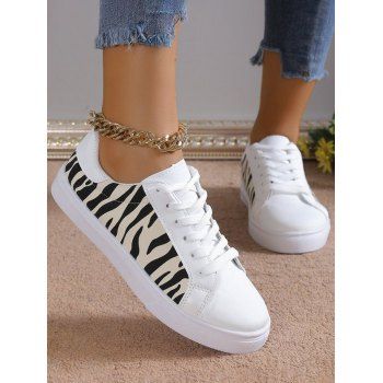 Women White Chunky Striped Sneakers Lace Up Low-cut Fashion Casual Shoes, Multicolor
Women White Chunky Striped Sneakers Lace Up Low-cut Fashion Casual Shoes, Multicolor
