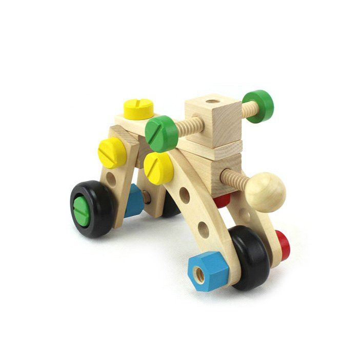DIY Wooden Car Intelligence Assemble Model for Baby Early Learning Educational Toy, Colormix
DIY Wooden Car Intelligence Assemble Model for Baby Early Learning Educational Toy, Colormix