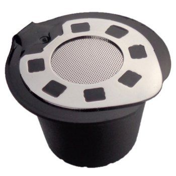 NESPRESSO Filled Repeatable Filter Capsule Coffee Housing with Silver Cover ( Chrome Plated )
NESPRESSO Filled Repeatable Filter Capsule Coffee Housing with Silver Cover ( Chrome Plated )