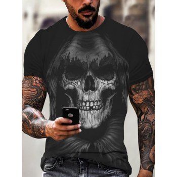 3D Print T Shirt Gothic T Shirt Skull Pattern Short Sleeve Casual Halloween Tee, Multicolor
3D Print T Shirt Gothic T Shirt Skull Pattern Short Sleeve Casual Halloween Tee, Multicolor