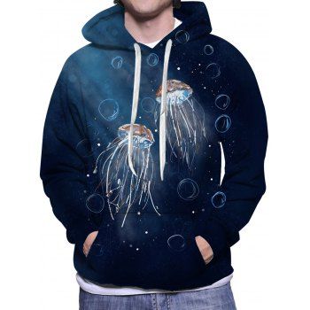 Jellyfish Bubble Print Hoodie Drawstring Kangaroo Pocket Long Sleeve Sweatshirt With Hood, Multicolor
Jellyfish Bubble Print Hoodie Drawstring Kangaroo Pocket Long Sleeve Sweatshirt With Hood, Multicolor