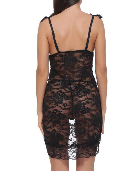 Off Bellziva Women Sexy Lace See Through Teddy Lingerie Two