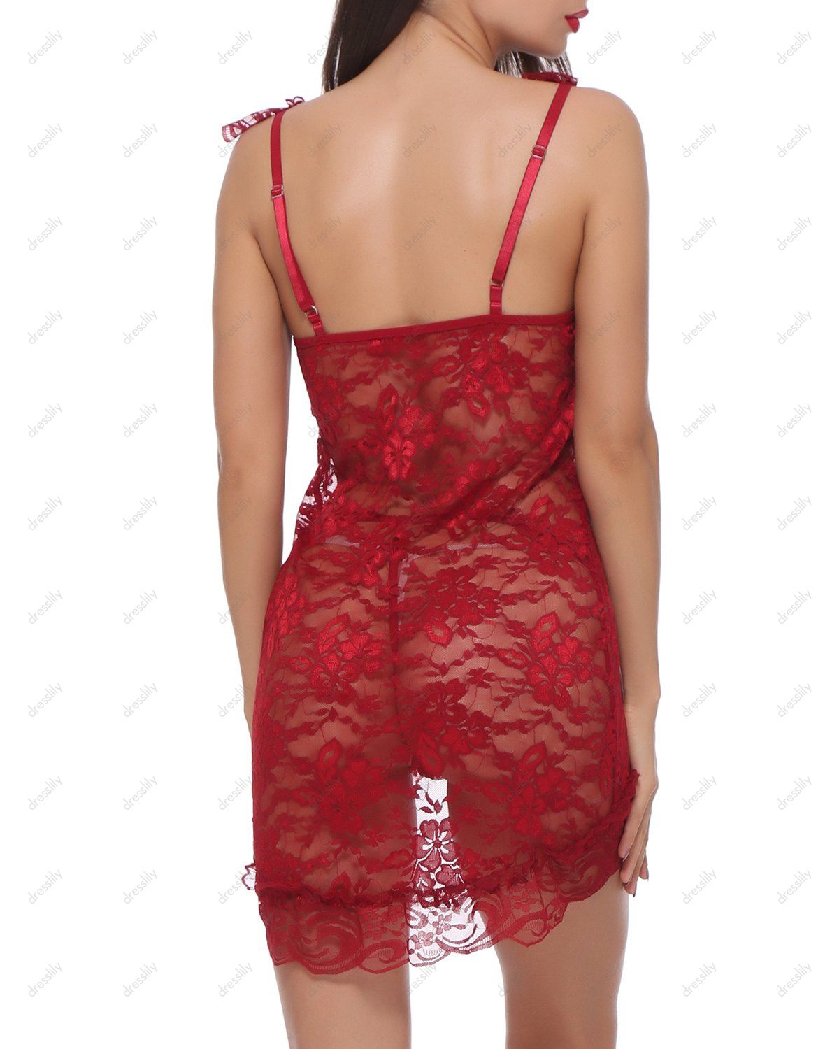 Off Bellziva Women Sexy Lace See Through Teddy Lingerie Two