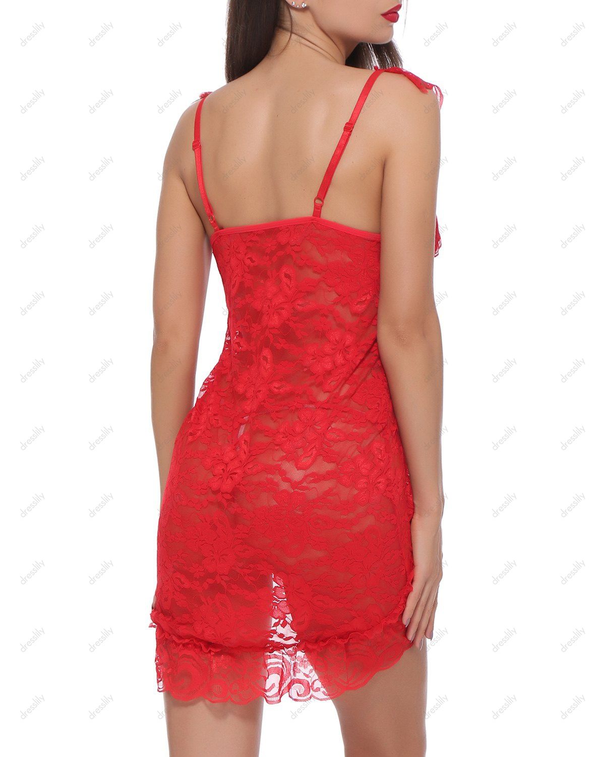 Off Bellziva Women Sexy Lace See Through Teddy Lingerie Two