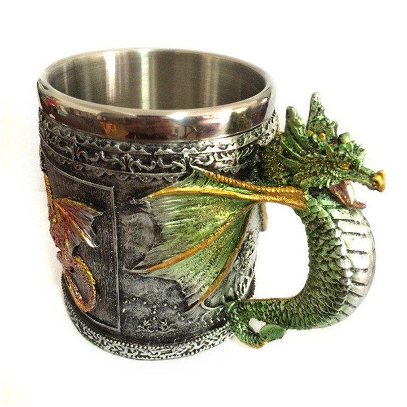 BALDR 3D Skull Dragon Claw Knight Skeleton Spine Stainless Steel Cup Coffee Mug, Multi-f
BALDR 3D Skull Dragon Claw Knight Skeleton Spine Stainless Steel Cup Coffee Mug, Multi-f