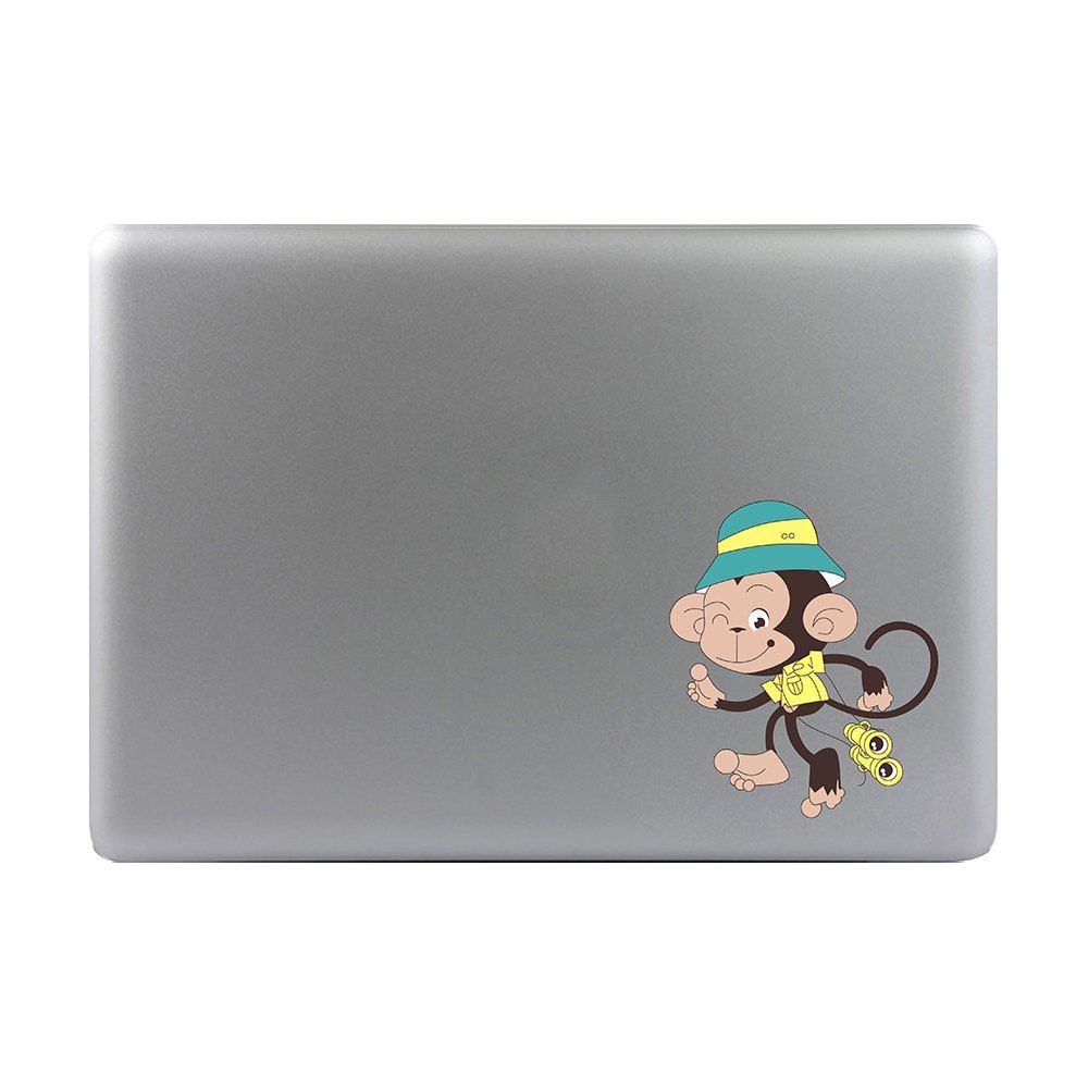 

Art Creativity Notebook Refrigerator Luggage Cartoon Happy Monkey Sticker M030, Multi-a