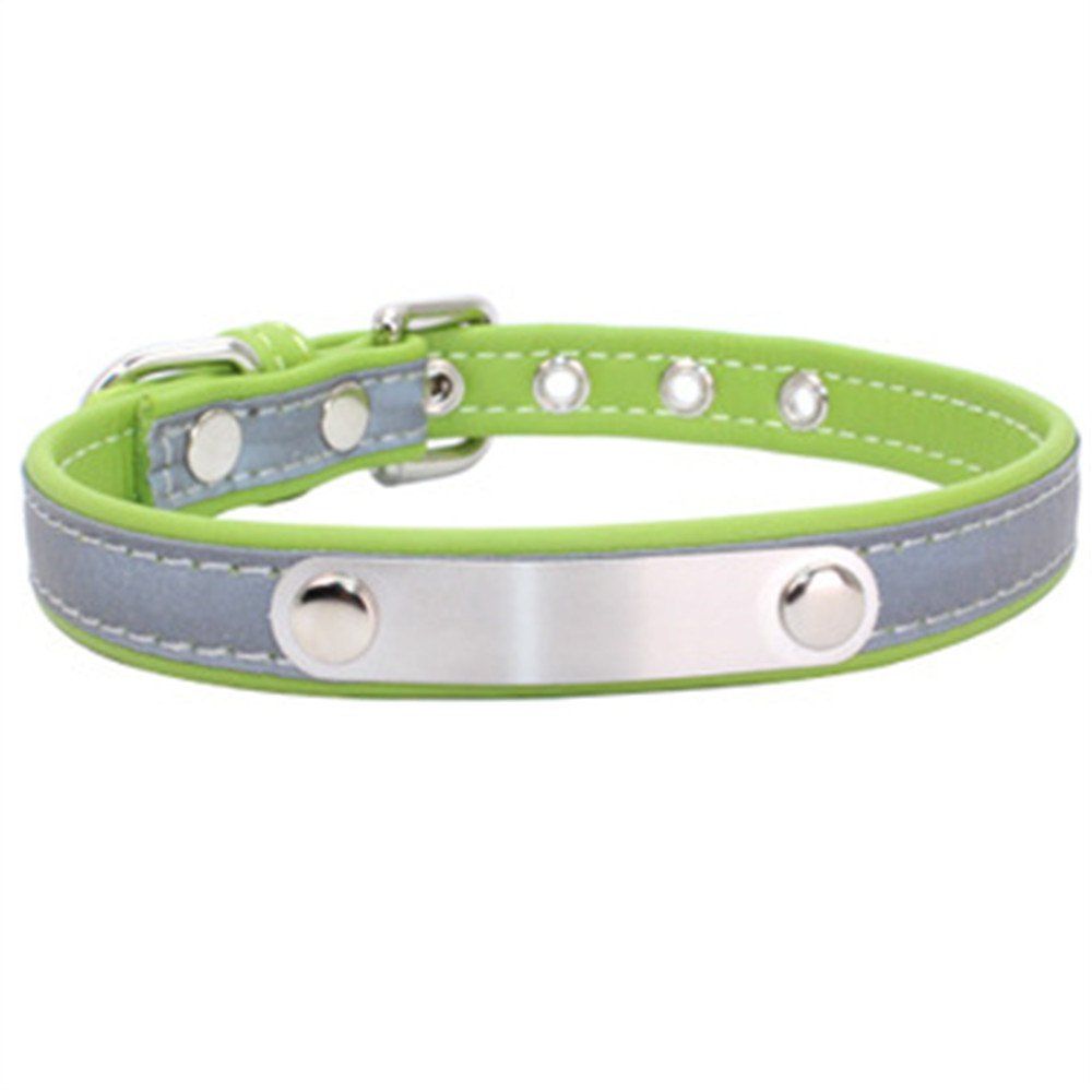 Reflective Collar Stainless Steel Iron Comfortable Microfiber Dog Chain, Green yellow
Reflective Collar Stainless Steel Iron Comfortable Microfiber Dog Chain, Green yellow