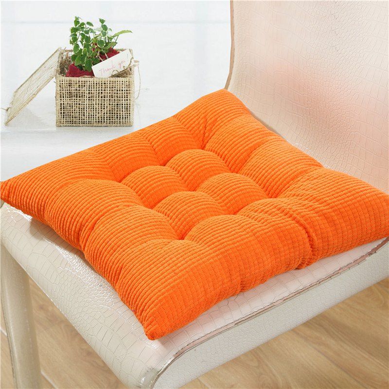 Corduroy Nine Pin Cushion, Orange