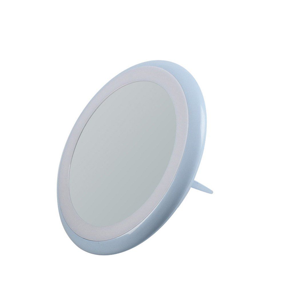 Lamp Fold Portable LED Cosmetic Mirror, Baby blue 
Lamp Fold Portable LED Cosmetic Mirror, Baby blue