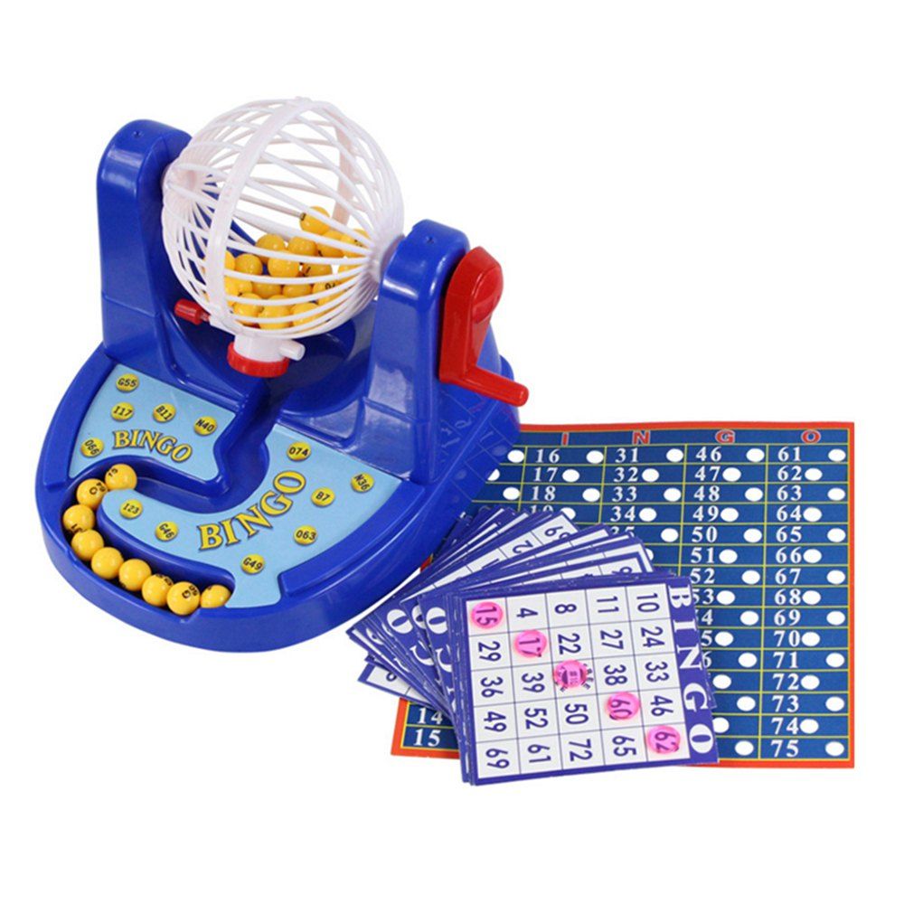 Lottery Game Children Puzzle Desktop Toys Bingo Machine Simulation Machine, Blue
Lottery Game Children Puzzle Desktop Toys Bingo Machine Simulation Machine, Blue