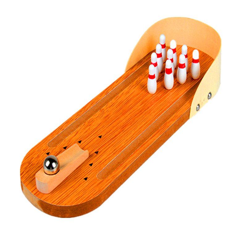 Wooden Mini Bowling Parent-child Interactive Decompression Creative Board Game, Multi
Wooden Mini Bowling Parent-child Interactive Decompression Creative Board Game, Multi