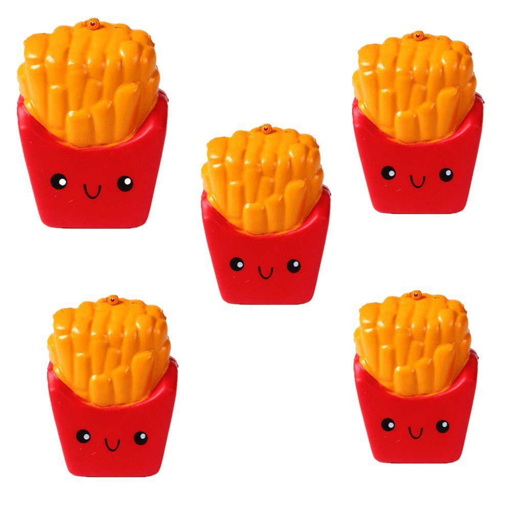 Emulation Slow Rebound Series of Lovely Elastic Fries Jumbo Squishy 5PCS, Multi-a
Emulation Slow Rebound Series of Lovely Elastic Fries Jumbo Squishy 5PCS, Multi-a