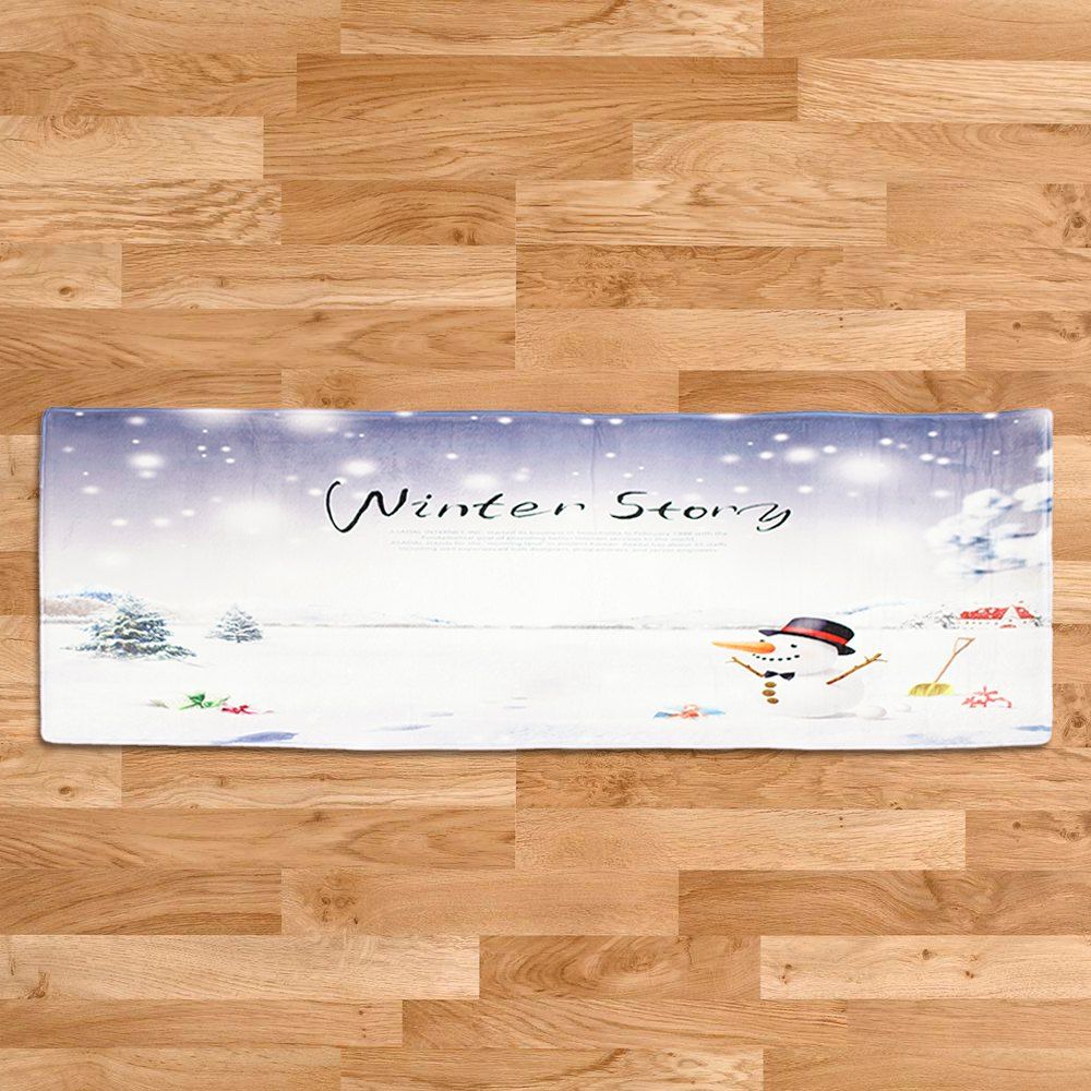 Long Christmas Kitchen Floor Mat Bathroom Living Room Door Anti-Slip Carpet, White
Long Christmas Kitchen Floor Mat Bathroom Living Room Door Anti-Slip Carpet, White