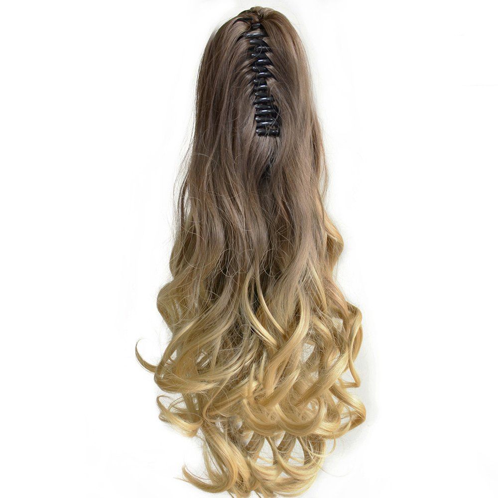 

TODO 20 inch Ombre Claw 7-piece 16-clip Synthetic Hair Extensions, Ombre 613h2403ahpink2#