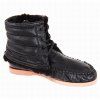 Lace-Up and Solid Color Design Women's Short Boots - Noir 36