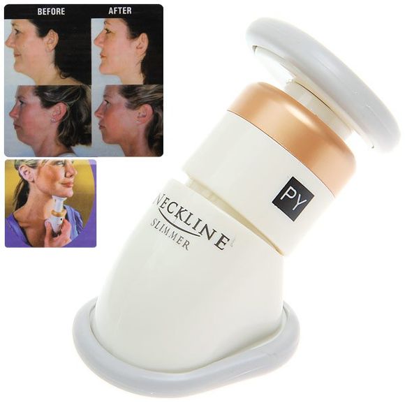Mini Neckline Slimmer Neck Line Exerciser Thin Chin Massager Jaw Chin Roller for Men and Women -  