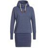 Stylish Long Sleeve Hooded Women's Hoodie Dress - PURPLISH BLUE L