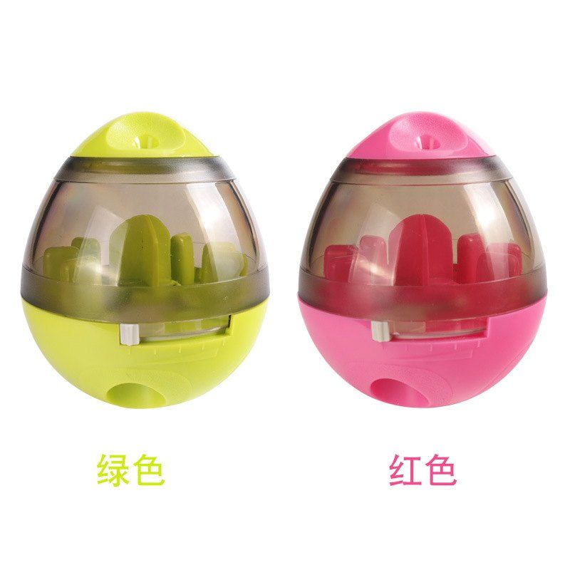 

Dog Puzzle Pet Toy Fun Tumbler Leaking Food Ball, Green