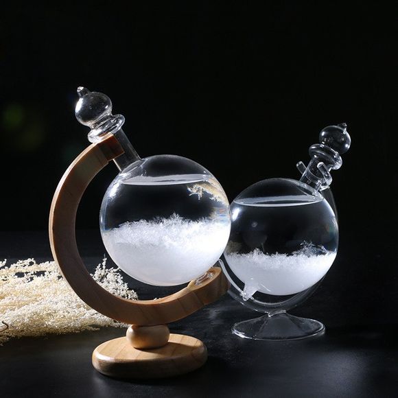 Météo créative bouteille décoration de table tempête de la terre - Transparent 