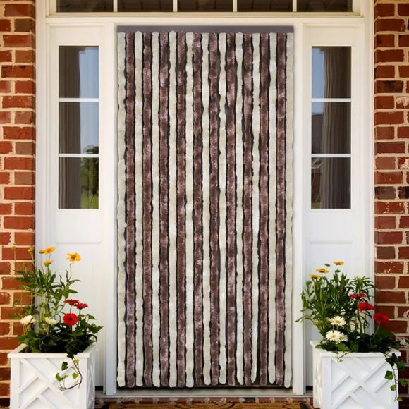 Insect Curtain 90 x 220 cm Brown-Beige   240571 - Brun 
